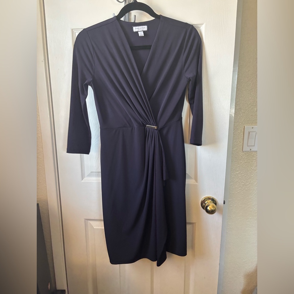 Charter Club Navy Wrap Dress